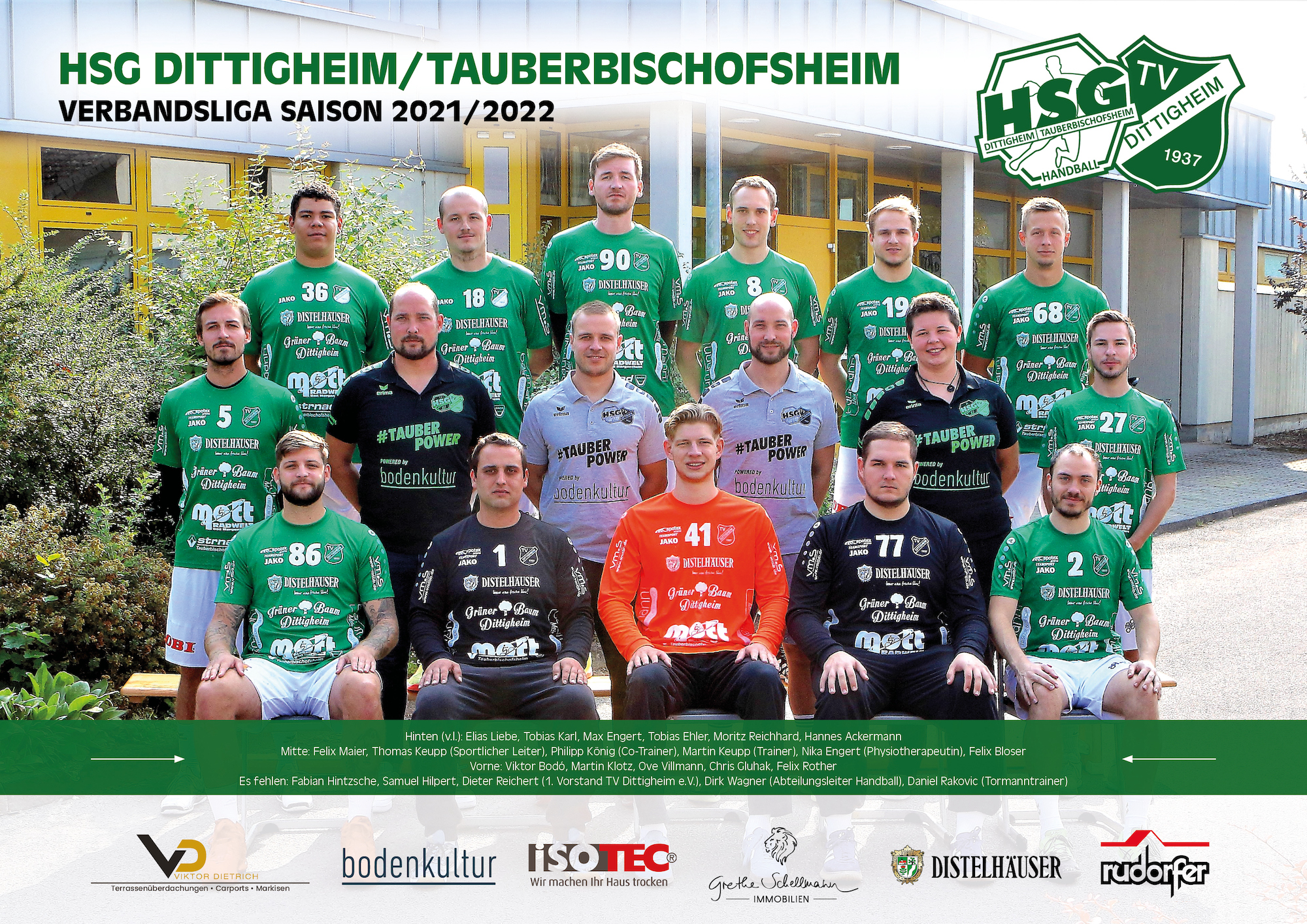 HSG Dittigheim/Tauberbischofsheim - Saison 2021/2022 - Verbandsliga